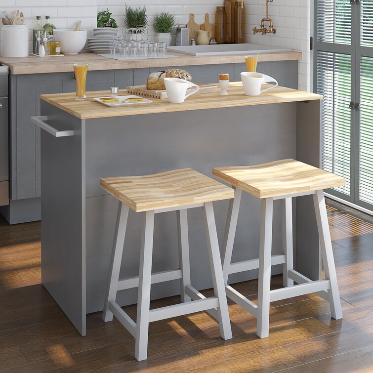 Breakfast bar best sale with two stools